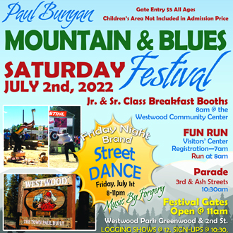 Westwood Getting Ready for Big Annual Paul Bunyan Festival on July 2nd ...