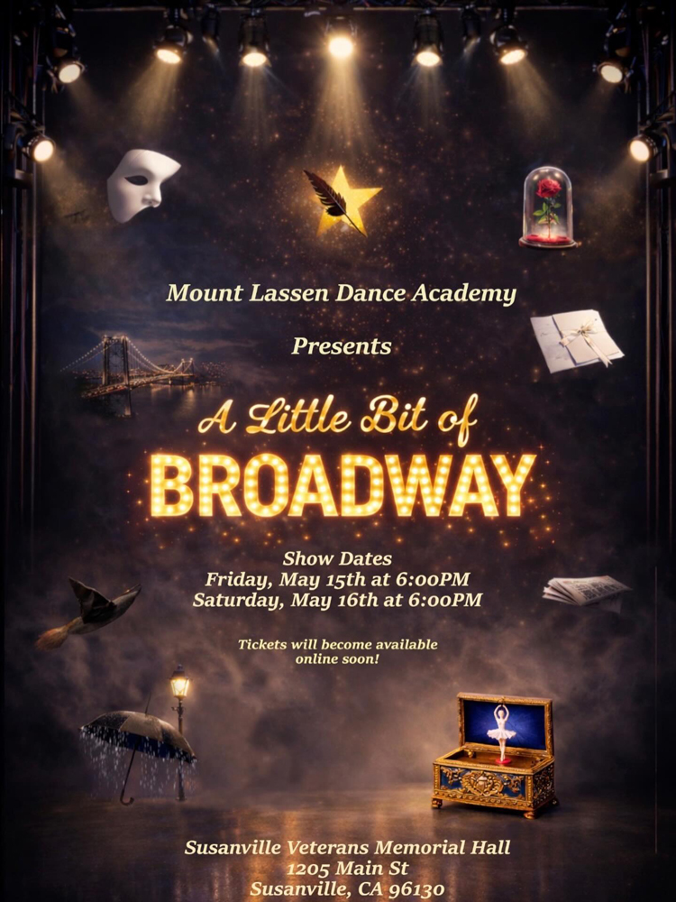 Mount Lassen Dance Academy A Little Bit of Broadway